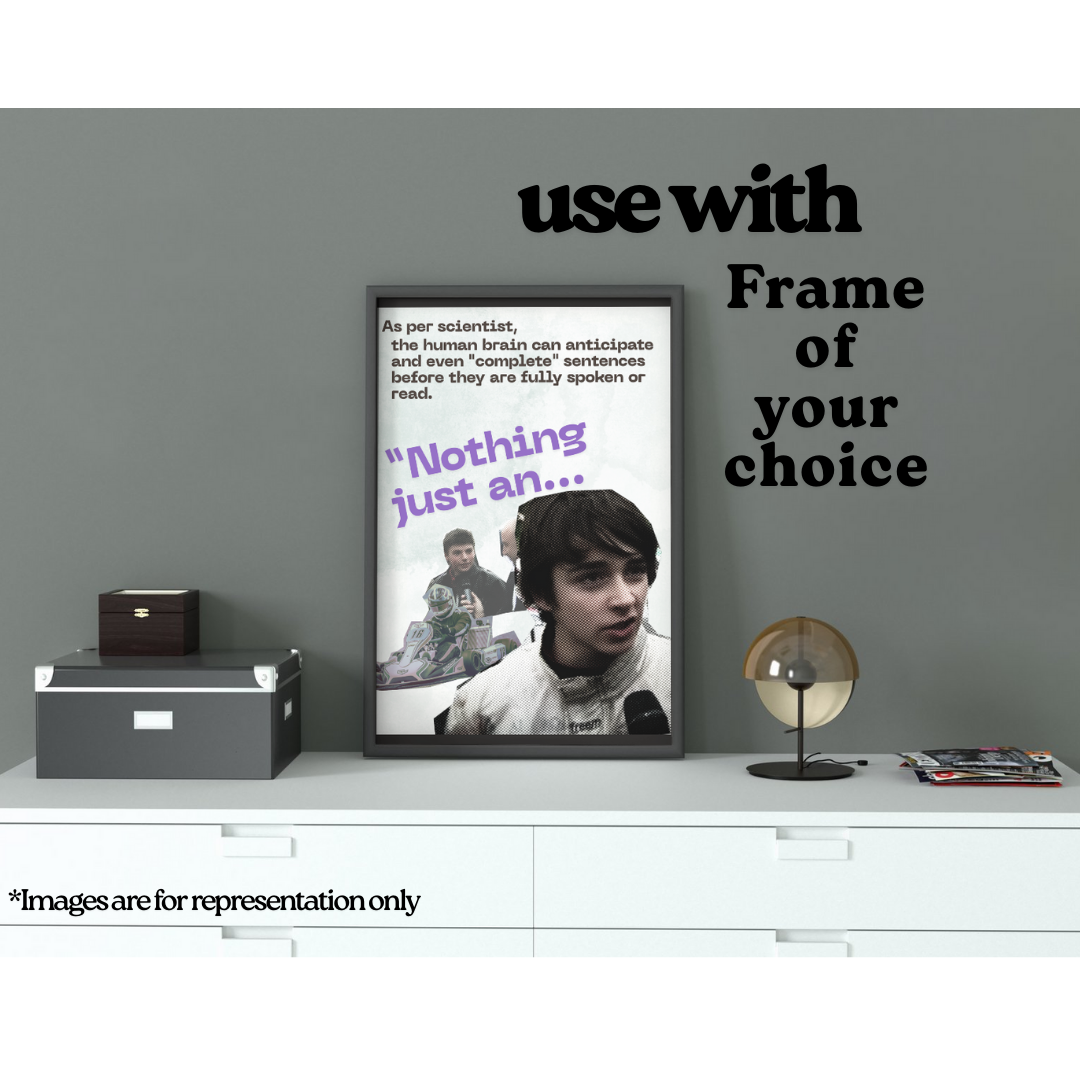 "Inchident" Charles Leclerc Poster A3 | F1 meme poster