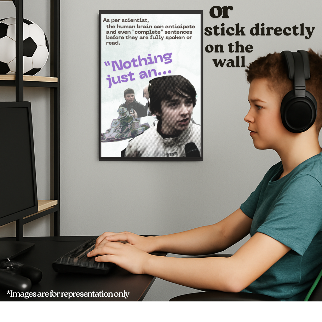 "Inchident" Charles Leclerc Poster A3 | F1 meme poster