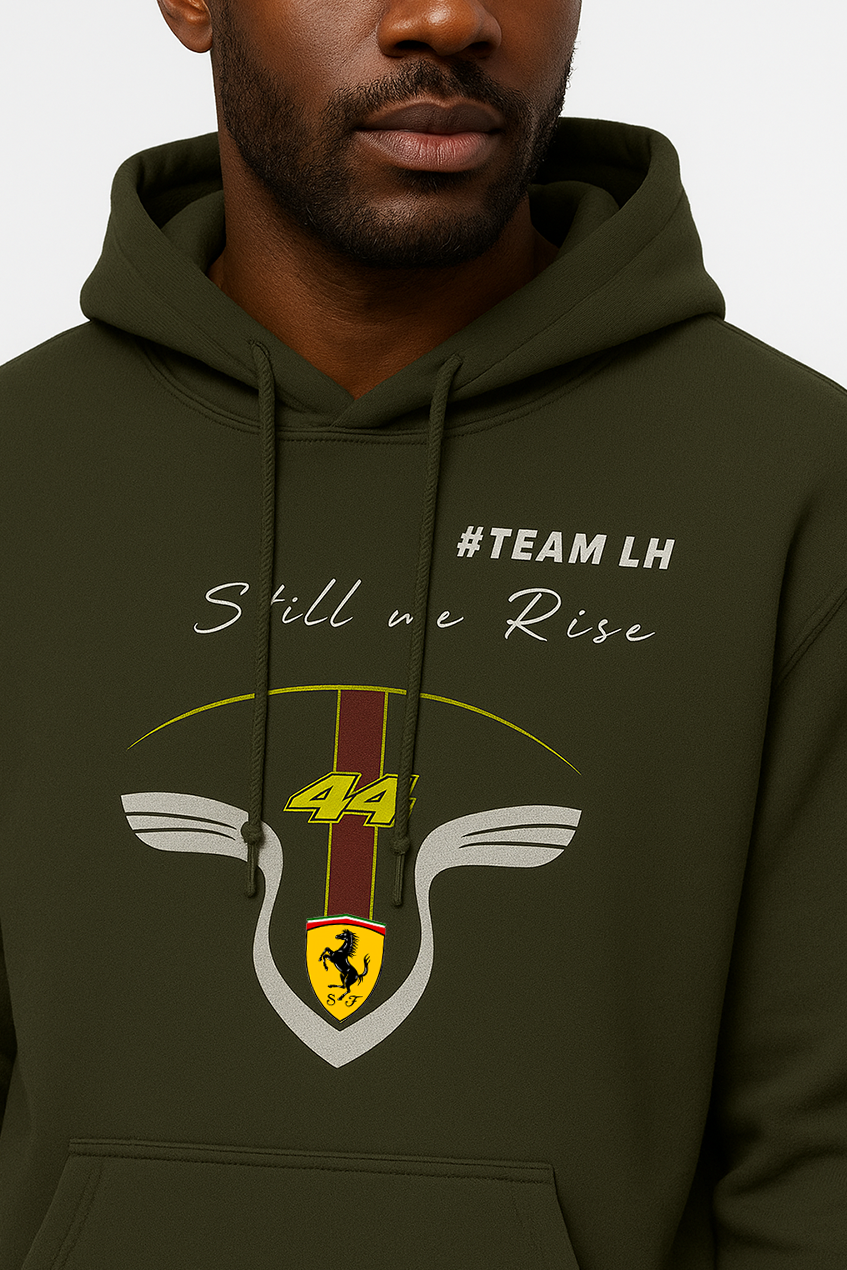 #TeamLH "Still We Rise" Hoodie | Unisex Fleece Cotton Hoodie | Lewis Hamilton