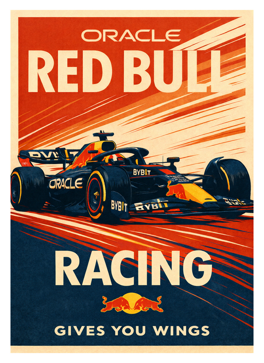 Red Bull Racing A3 Poster | “Gives You Wings”